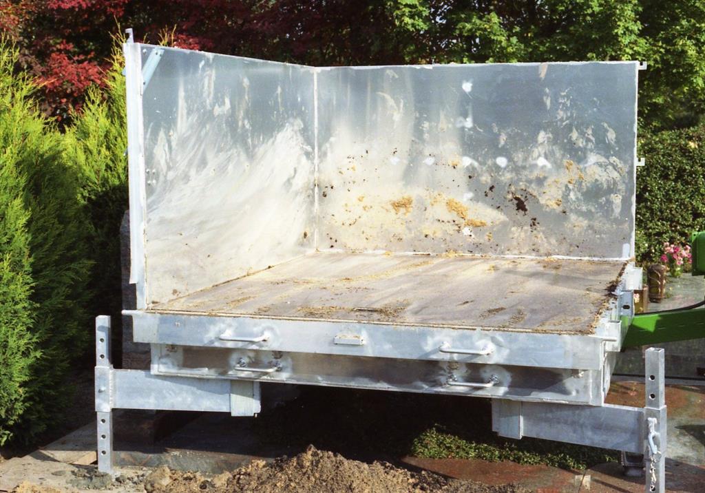 Erdcontainer-Zubehör: Verlängerte Stahl- holme, für Modell 3072+3073