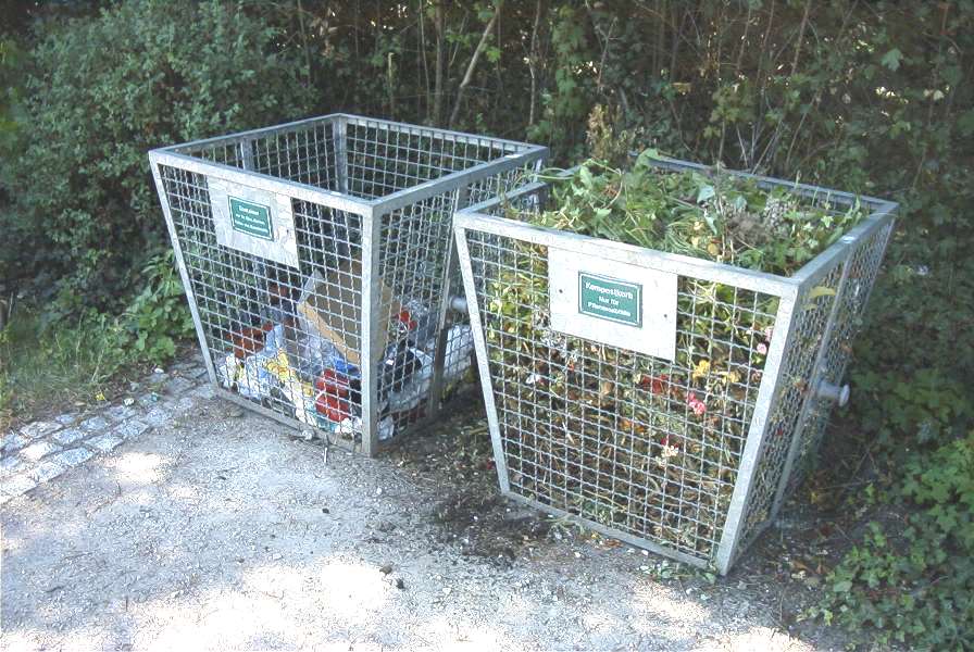 Abfallkorb Minifix Ausführung verzinkt