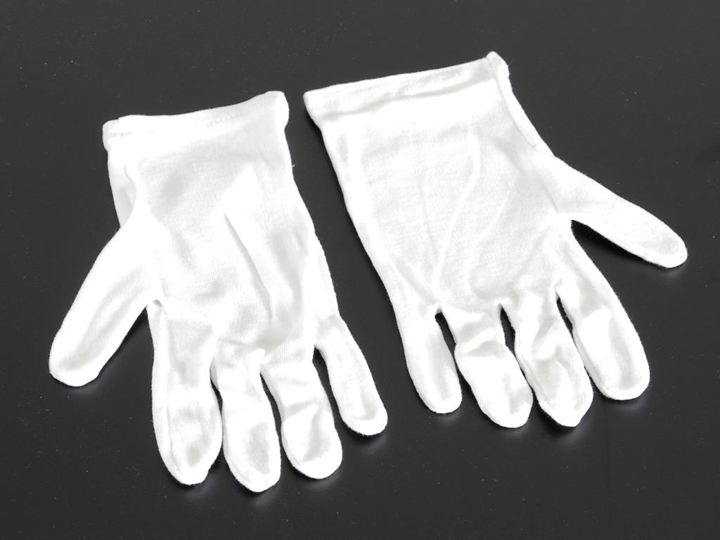 Trägerhandschuhe weiß, (Pack=6 Paar)