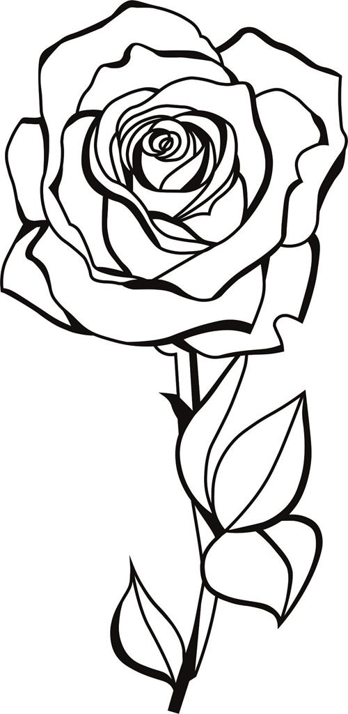Foliebemblem 'Rose', gold