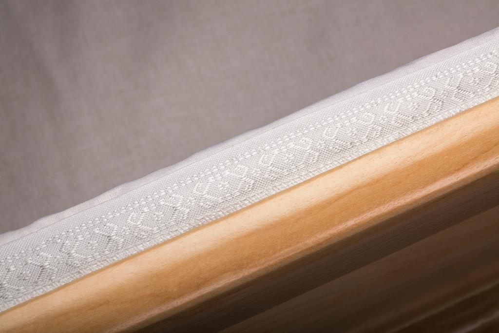 Seitenteil für Sama 582, Linon mit Lotband weiss