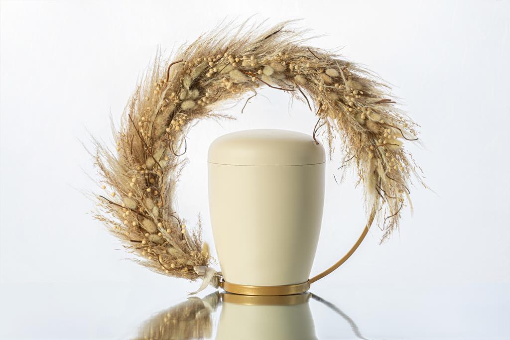 Deko-Ring gold, Natur