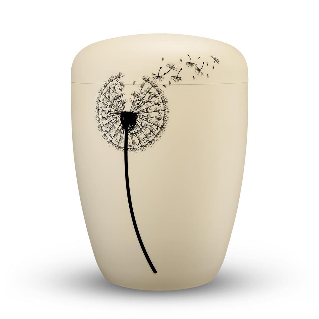 Naturstoffurne, seashell, "Pusteblume"